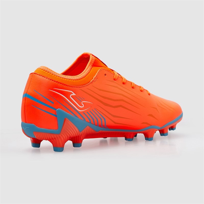 Joma Mens Propulsion 25 FG Firm Ground Football Boots Fluoro Orange - Image 5