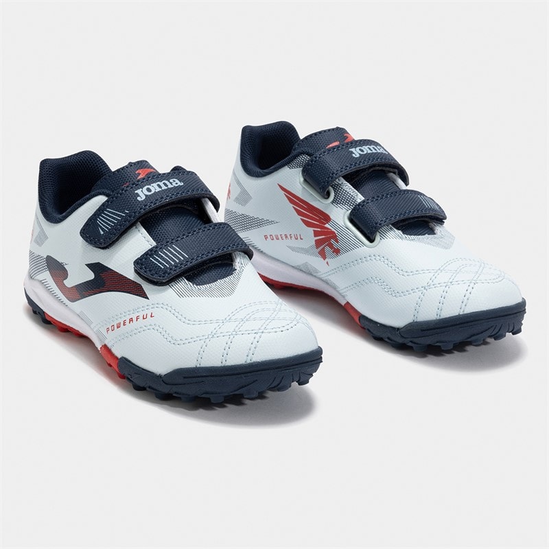 Joma Kids Powerful 25 TF Astro Turf Football Boots Blue - Image 5