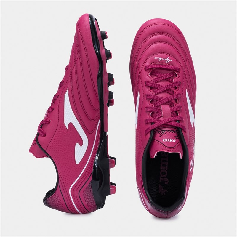 Joma Mens Aguila 25 FG Firm Ground Football Boots Fuchsia - Image 4