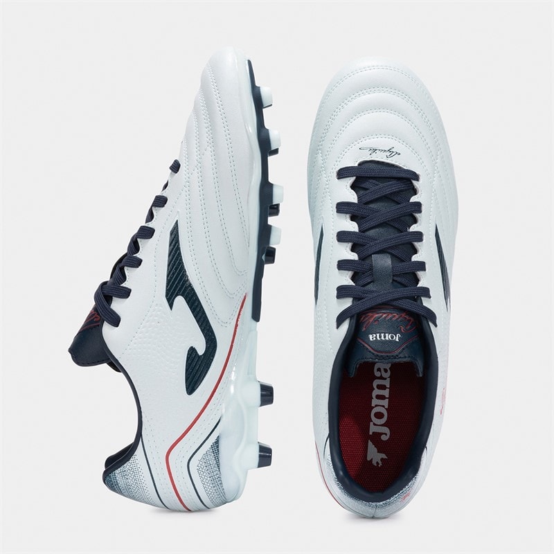 Joma Mens Aguila 25 FG Firm Ground Football Boots Navy Blue - Image 4