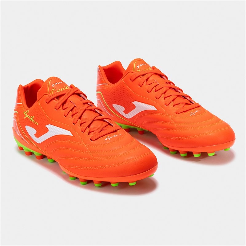 Joma Mens Aguila 25 AG Artificial Grass Football Boots Fluoro Orange - Image 5