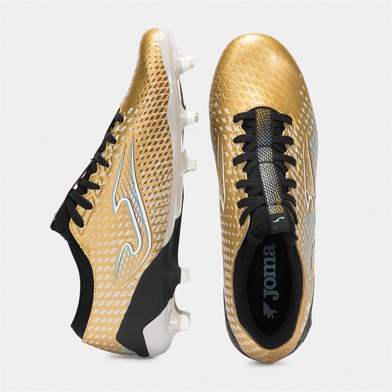 Joma Mens Gol 25 FG Firm Ground Football Boots Gold - Image 4
