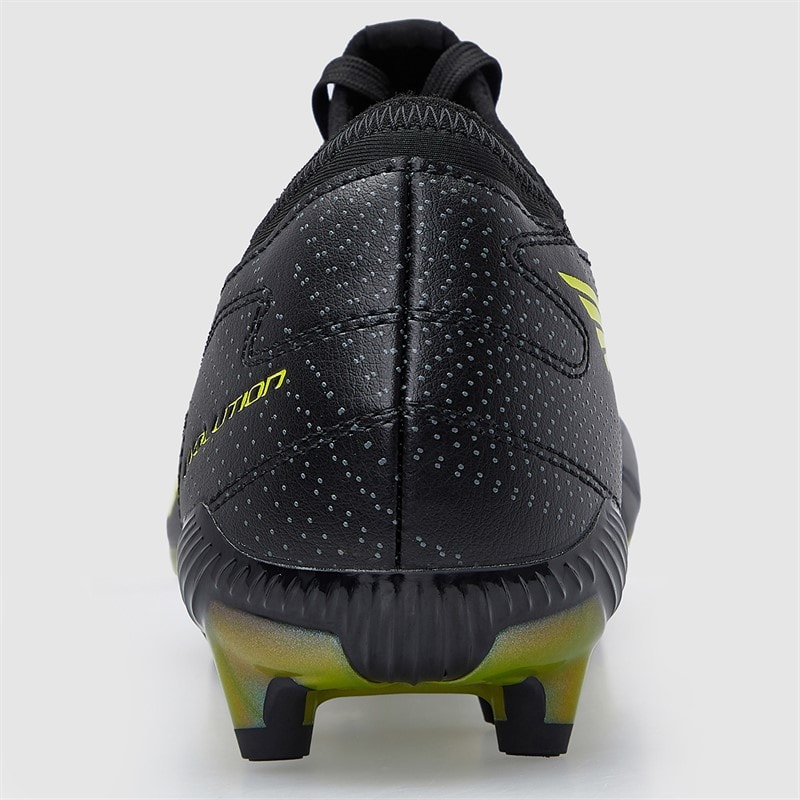 Joma Mens Evolution 25 FG Firm Ground Football Boots Black/Yellow - Image 4