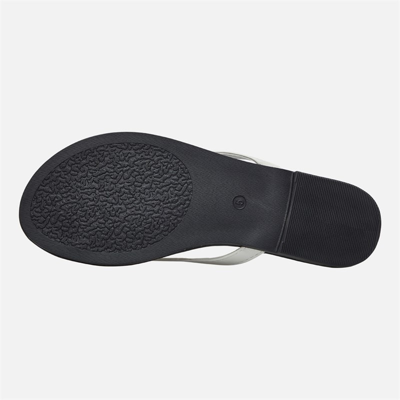 SEQWL Womens Flip Flops Black/White - Image 2