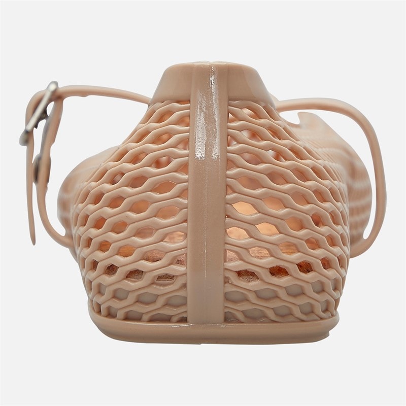 SEQWL Womens Jelly Mary Jane Flats Nude - Image 3