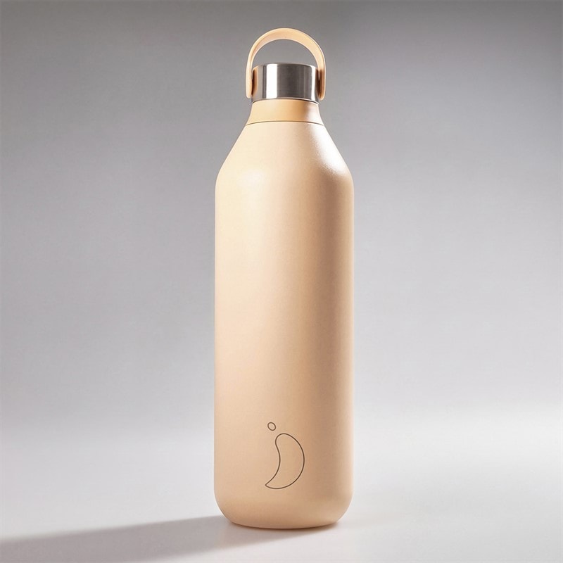 Chillys Series 2 1000ml Bottle Peach Orange - Image 1