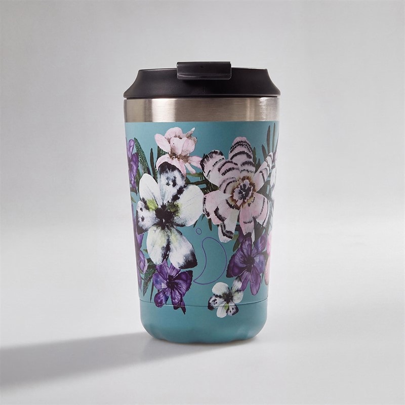 Chillys Floral 340ml Cup Feathered Florals - Image 1