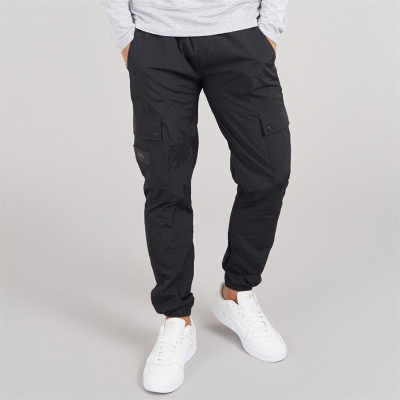 Avant Garde Mens Pause Cargo Pants Black