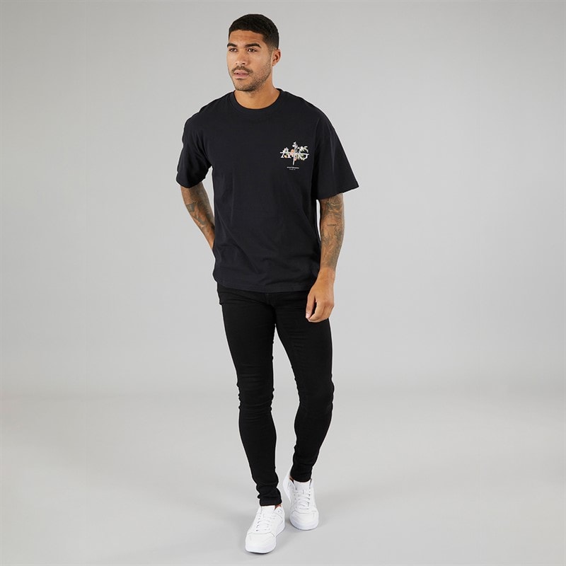 Avant Garde Mens Staple Skinny Stretch Jeans Black - Image 4