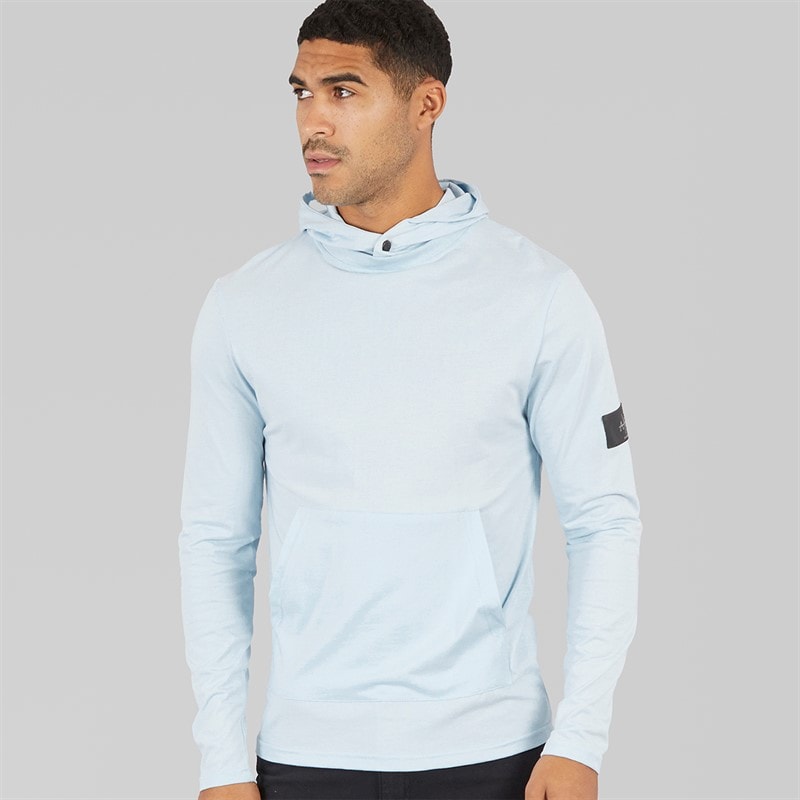 Avant Garde Mens Collusive Hooded Top Sky Blue