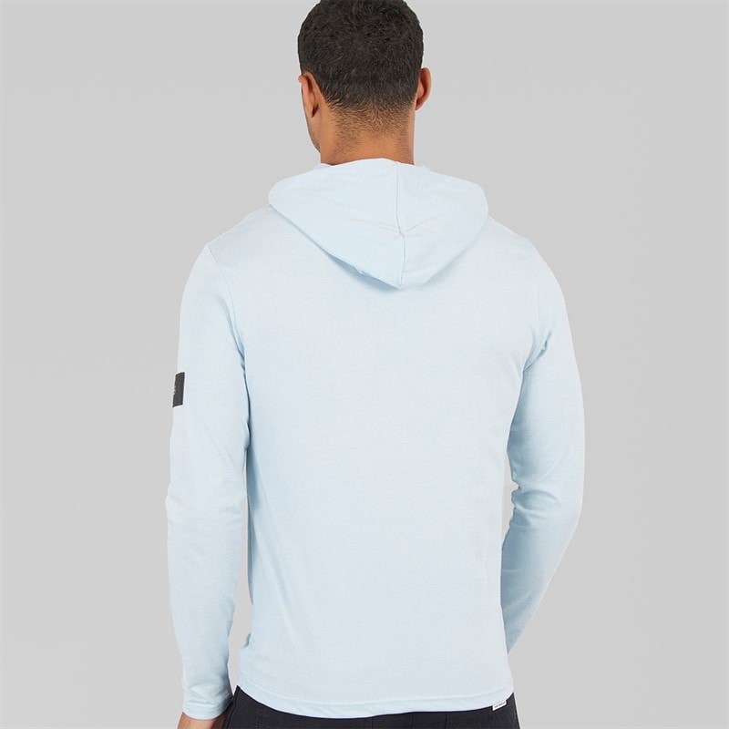 Avant Garde Mens Collusive Hooded Top Sky Blue - Image 2