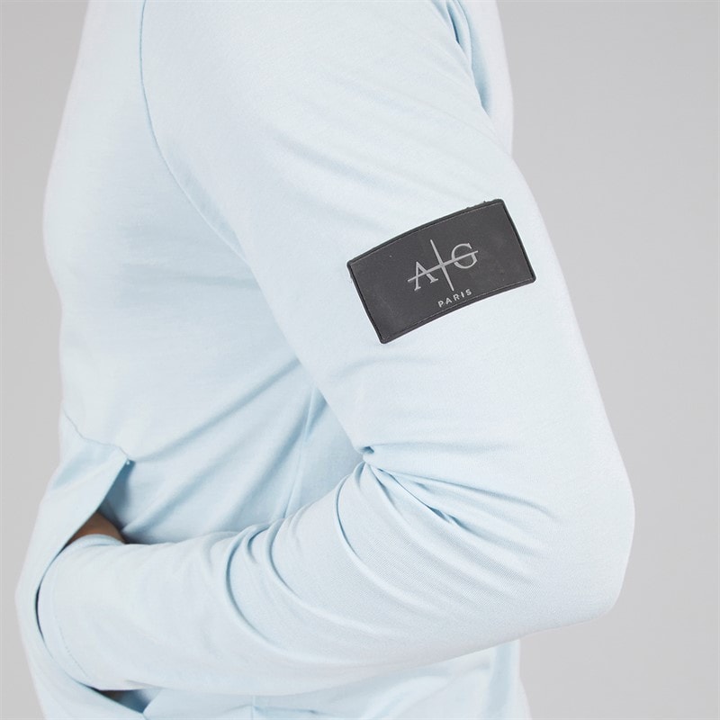 Avant Garde Mens Collusive Hooded Top Sky Blue - Image 3