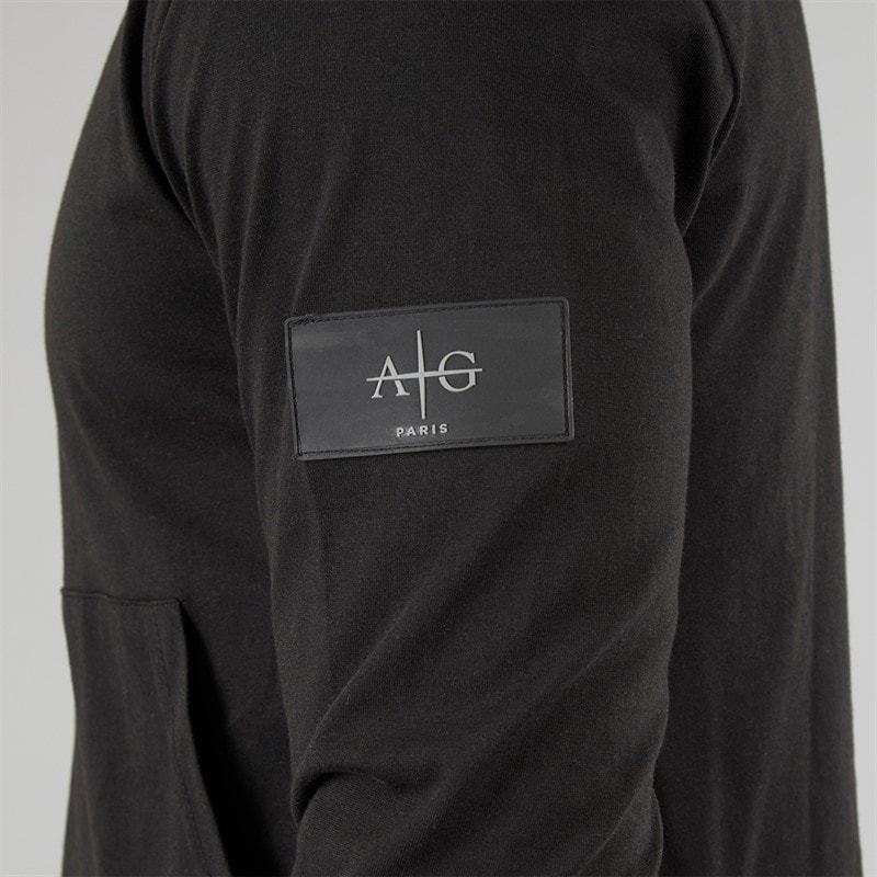 Avant Garde Mens Collusive Hooded Top Black - Image 3