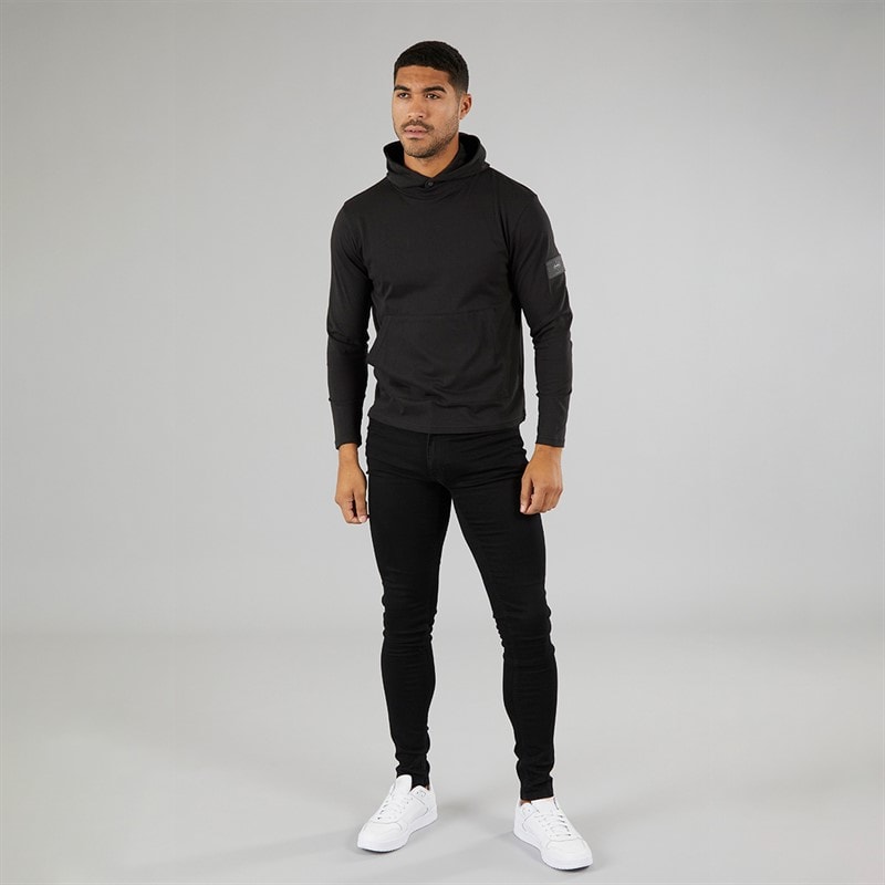 Avant Garde Mens Collusive Hooded Top Black - Image 4