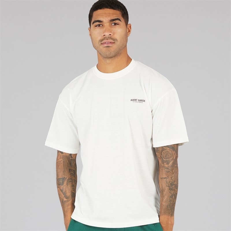 Avant Garde Mens Creatives T-Shirt Ecru