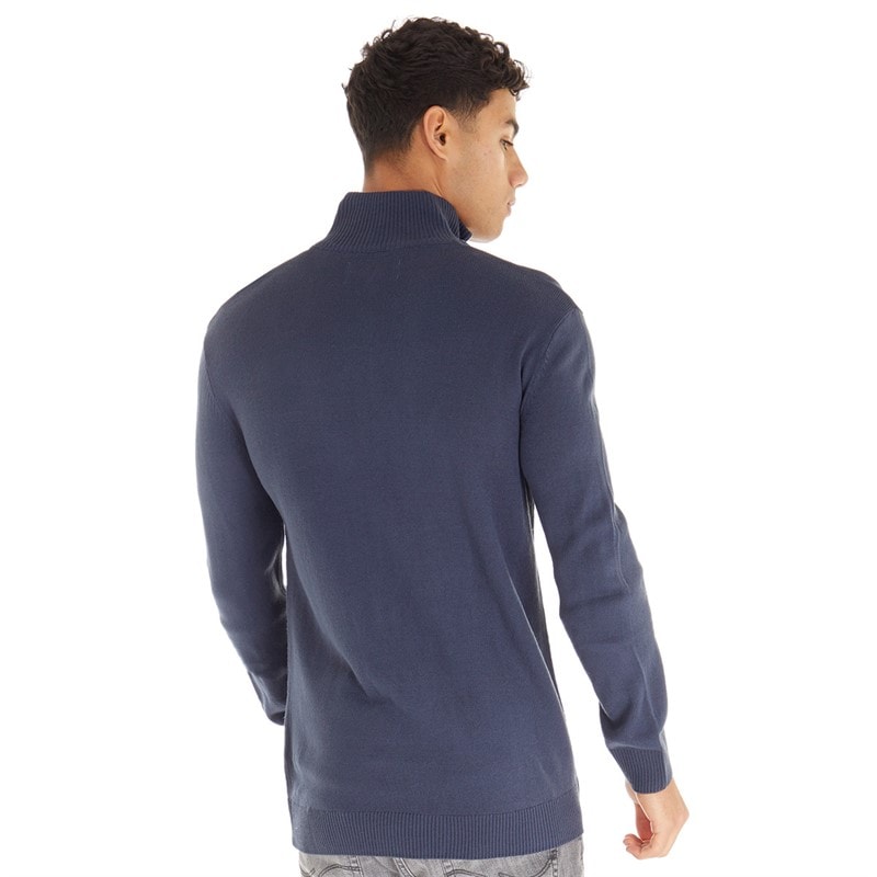 Avant Garde Mens Dagenham 1/4 Zip Jumper Navy - Image 2