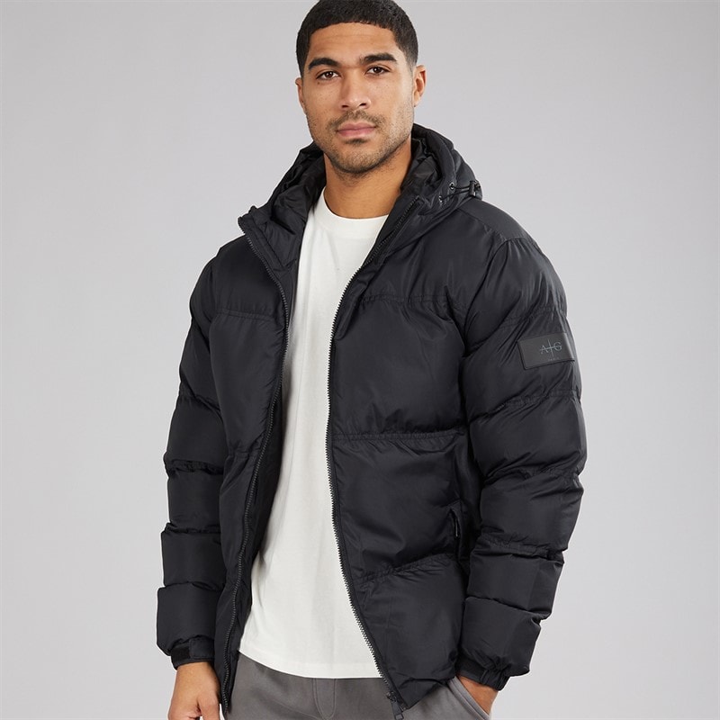 Avant Garde Mens Rawlins Puffer Jacket Black - Image 1