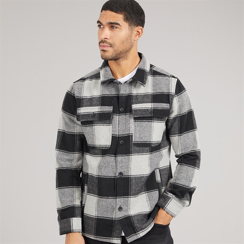 Avant Garde Mens Virgo Shacket Black/Grey