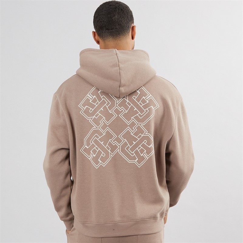 Avant Garde Mens Emblem Hoodie Mink - Image 3