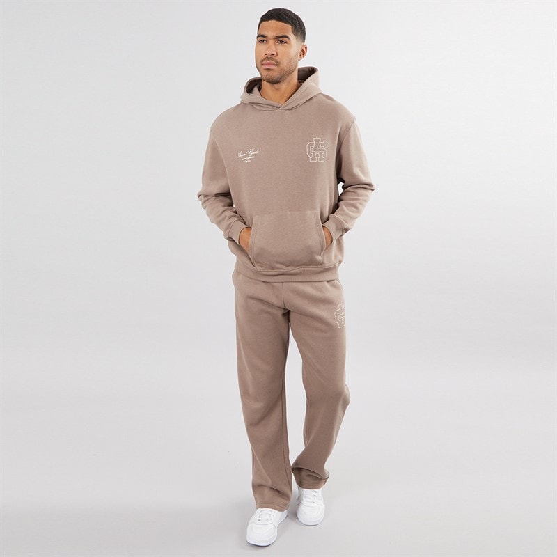 Avant Garde Mens Emblem Hoodie Mink - Image 4