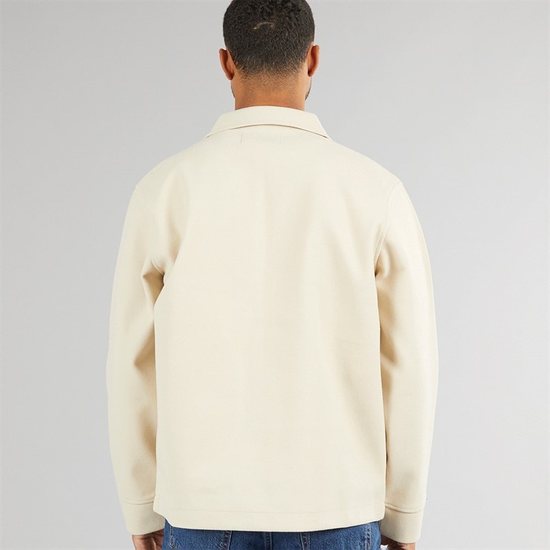 Avant Garde Mens Gunnar Brushed Overshirt Stone - Image 2