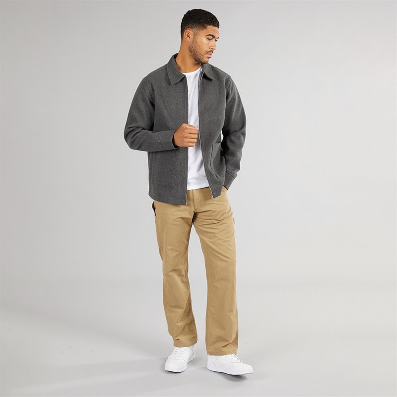 Avant Garde Mens Gunnar Brushed Overshirt Charcoal - Image 4