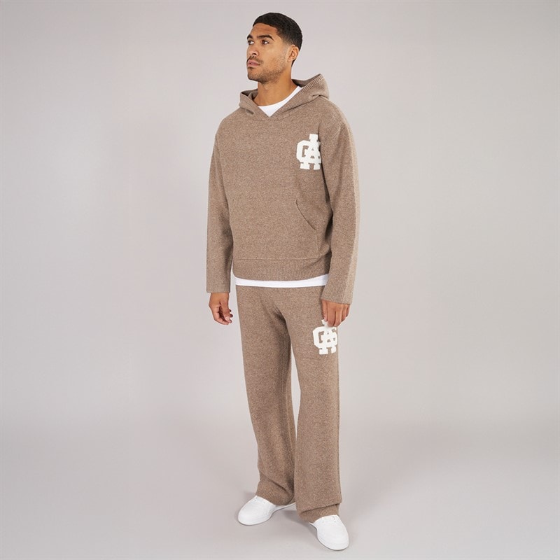 Avant Garde Mens AG Brushed Knit Joggers Mink - Image 3