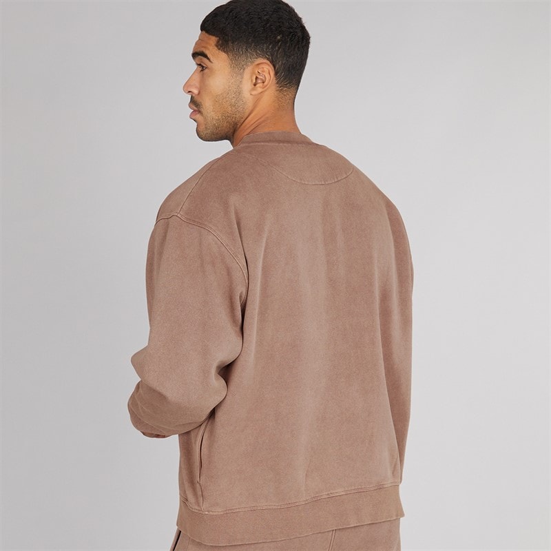 Avant Garde Mens Caster Bomber Jacket Washed Mink - Image 2