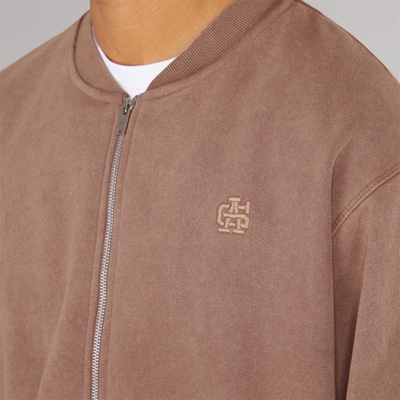 Avant Garde Mens Caster Bomber Jacket Washed Mink - Image 3