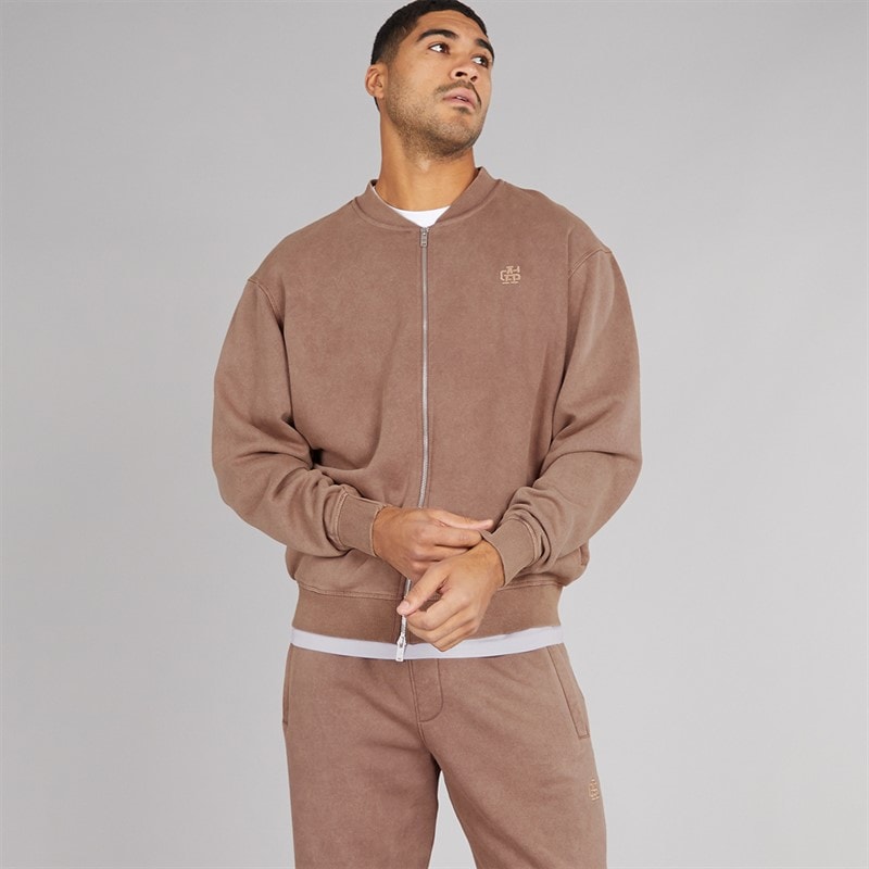 Avant Garde Mens Caster Bomber Jacket Washed Mink - Image 5