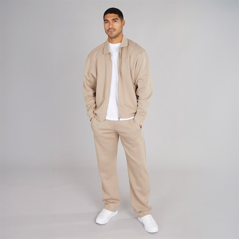 Avant Garde Mens Parker Straight Leg Joggers Stone - Image 4