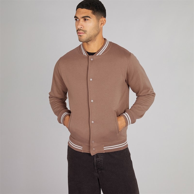 Avant Garde Mens Dickinson Bomber Jacket Mink - Image 5