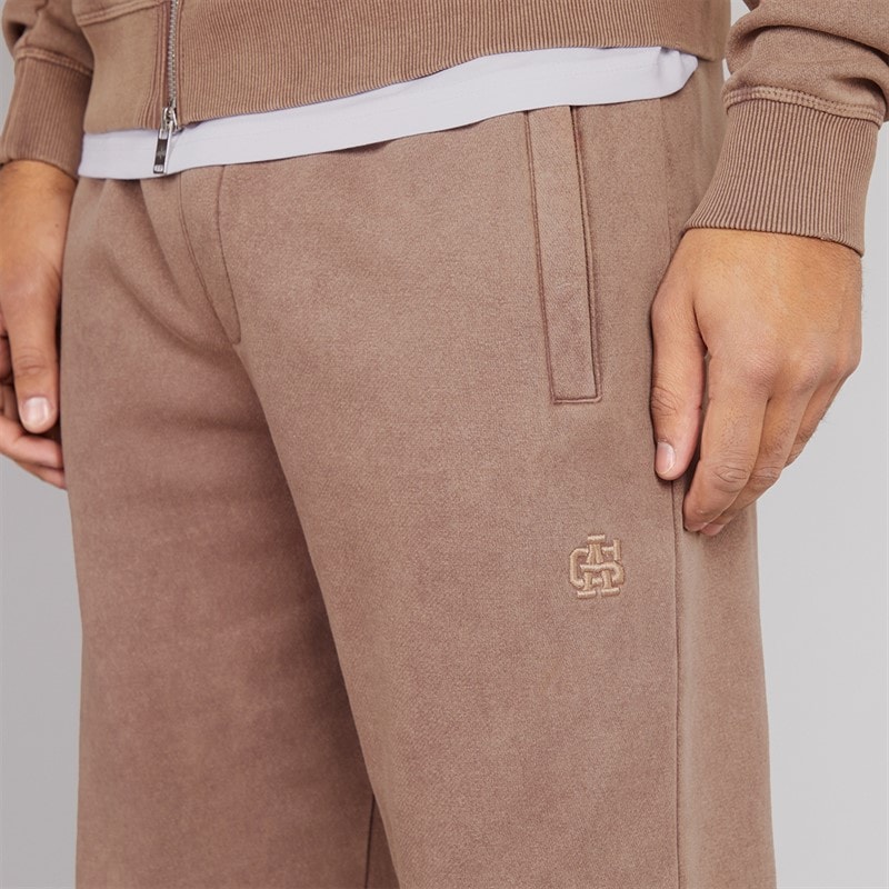 Avant Garde Mens Caster Straight Leg Joggers Washed Mink - Image 3