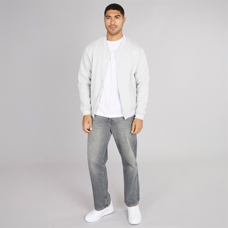 Avant Garde Mens Dickinson Bomber Jacket Light Grey - Image 4