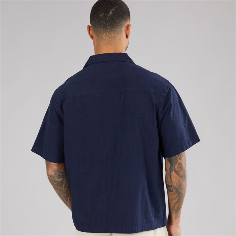 Avant Garde Mens Mario Shirt Navy - Image 2