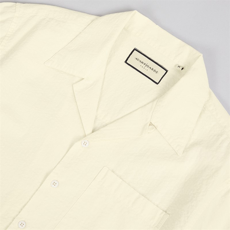 Avant Garde Mens Mario Shirt Ecru - Image 3
