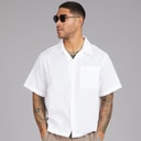 Avant Garde Mens Knight Linen Shirt White