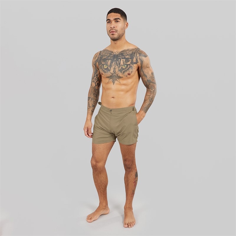 Avant Garde Mens Albotraus Swim Shorts Mink - Image 3