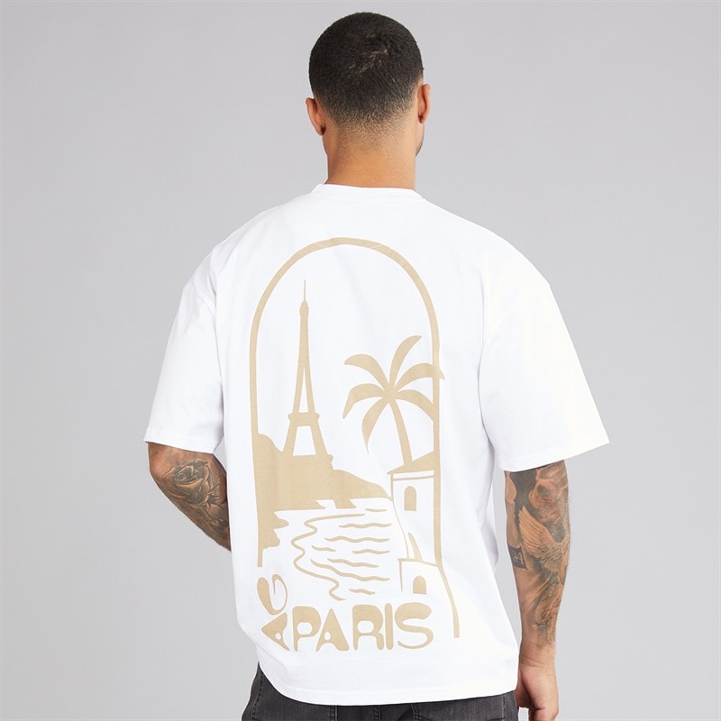 Avant Garde Mens Scene T-Shirt White - Image 3