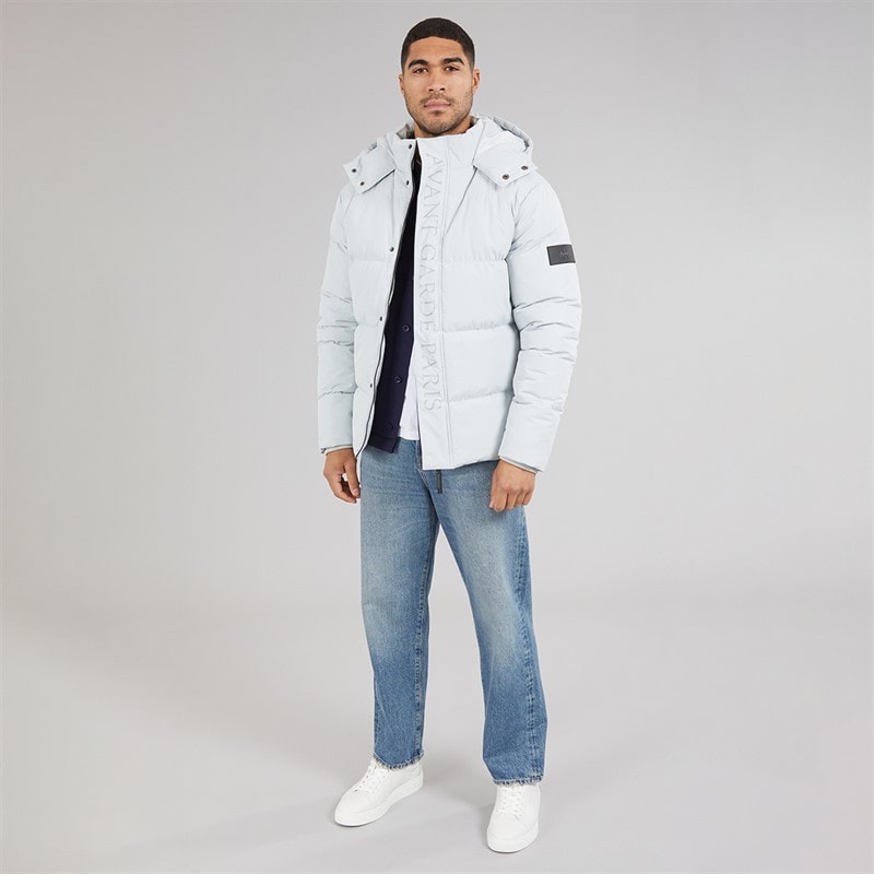 Avant Garde Mens Pyron Puffer Jacket Frost Grey - Image 4