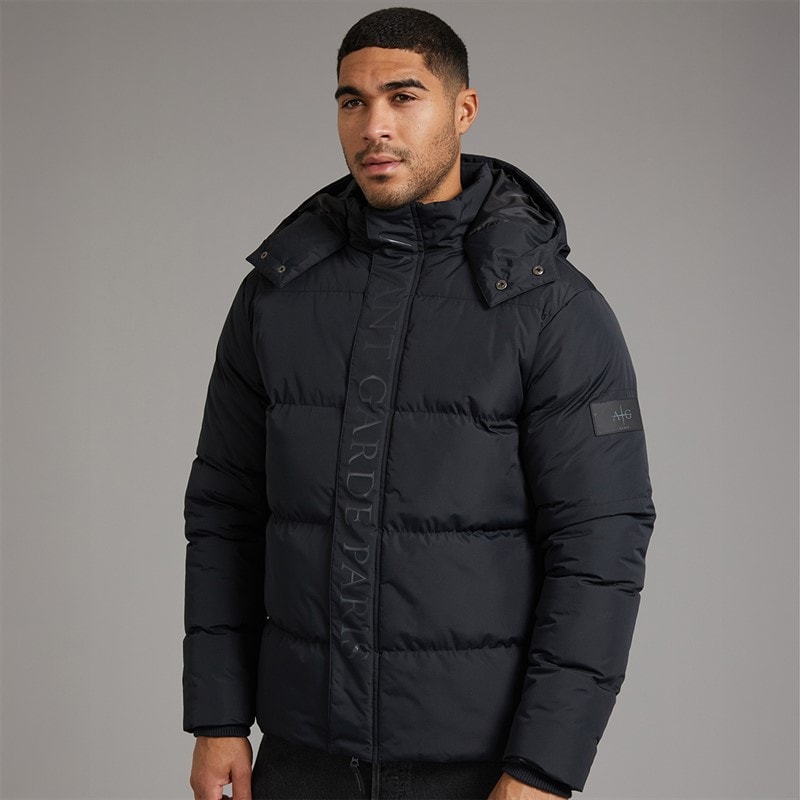 Avant Garde Mens Pyron Puffer Jacket Black - Image 5
