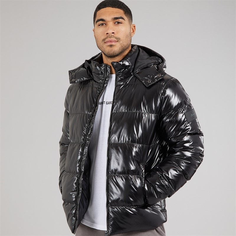 Avant Garde Mens Ecer Puffer Jacket Black