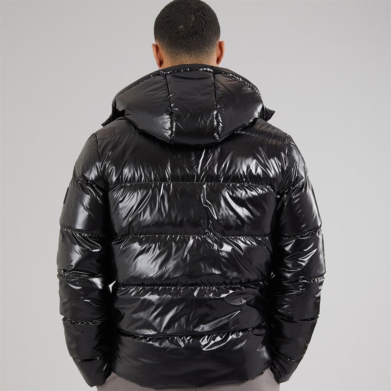 Avant Garde Mens Ecer Puffer Jacket Black - Image 2