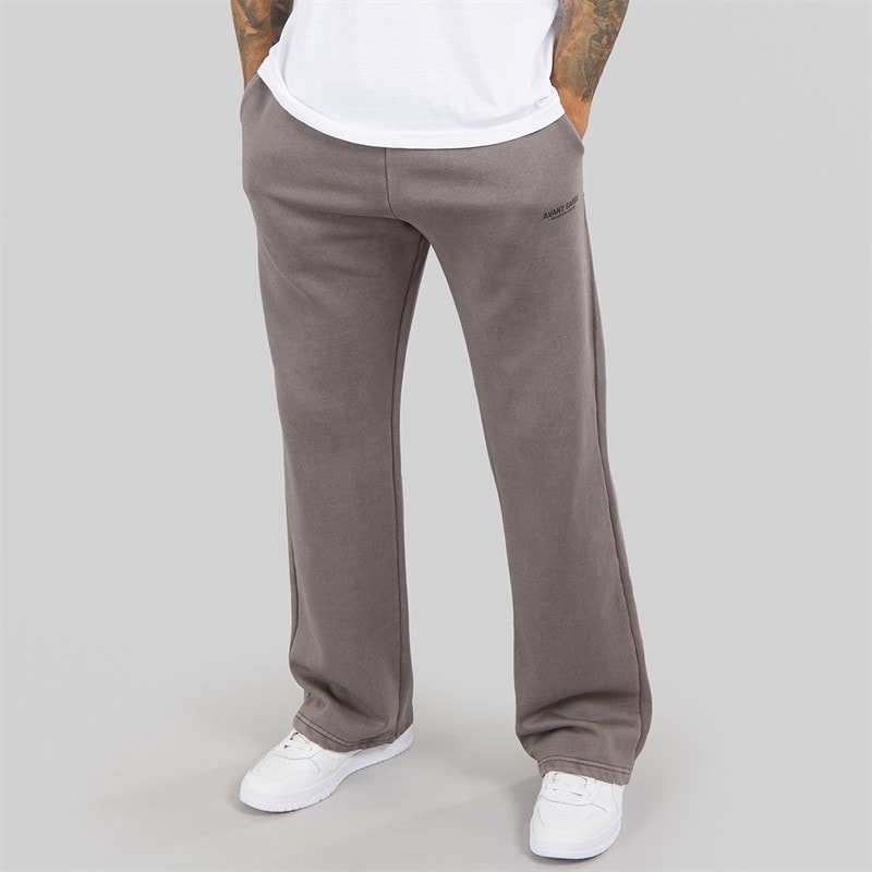 Avant Garde Mens Creatives Open Hem Joggers Steel