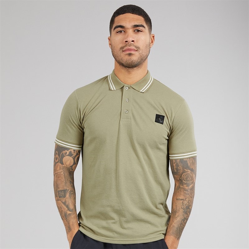 Avant Garde Mens Delta Polo Shirt Sage