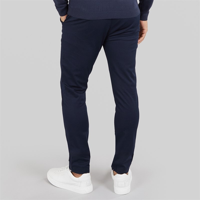 Avant Garde Mens Alvaro Stretch Chinos Navy - Image 2