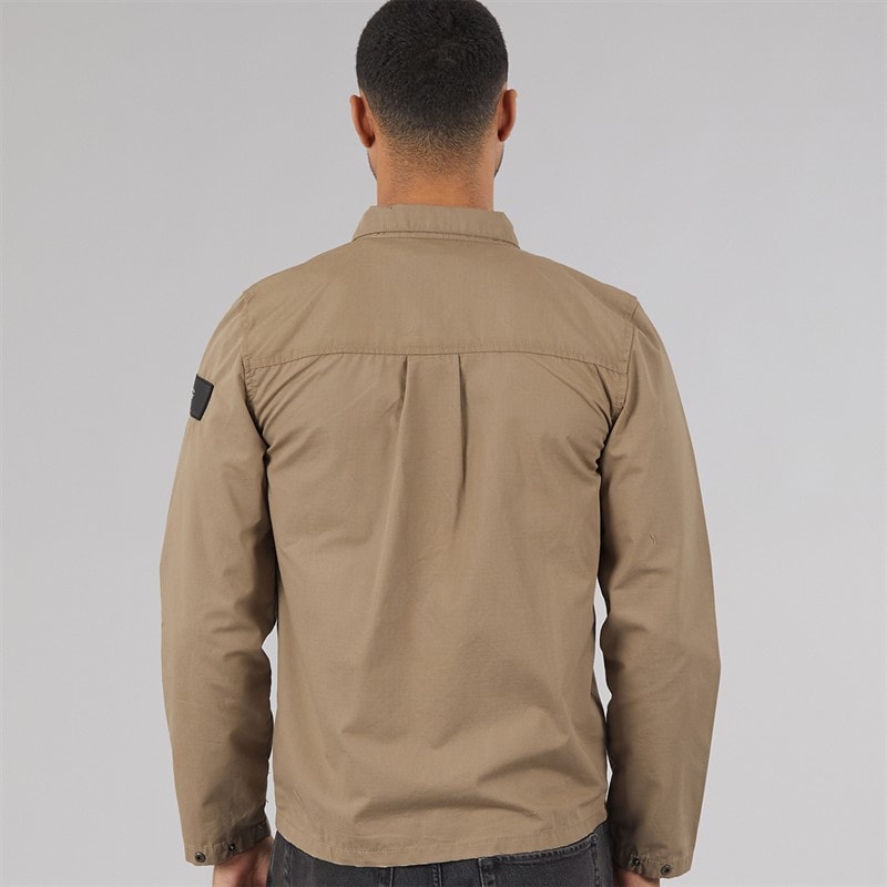 Avant Garde Mens Arden Overshirt Mink - Image 2