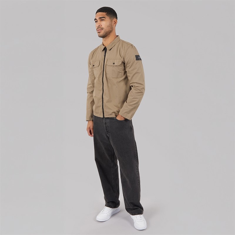 Avant Garde Mens Arden Overshirt Mink - Image 4