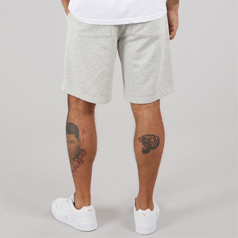 Avant Garde Mens Straight Leg Shorts Light Grey Marl - Image 2