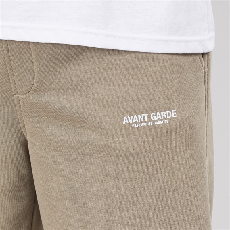 Avant Garde Mens Straight Leg Shorts Mink - Image 3